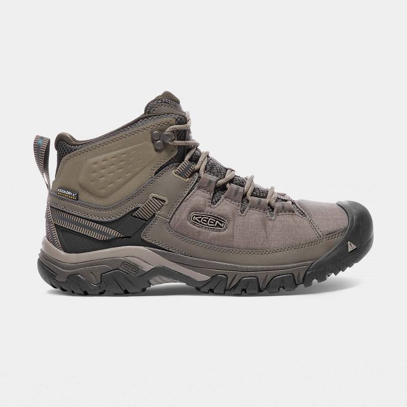 Keen Targhee Exp Waterproof Mid - Erkek Trekking Bot - Haki - Türkiye (814739FBW)